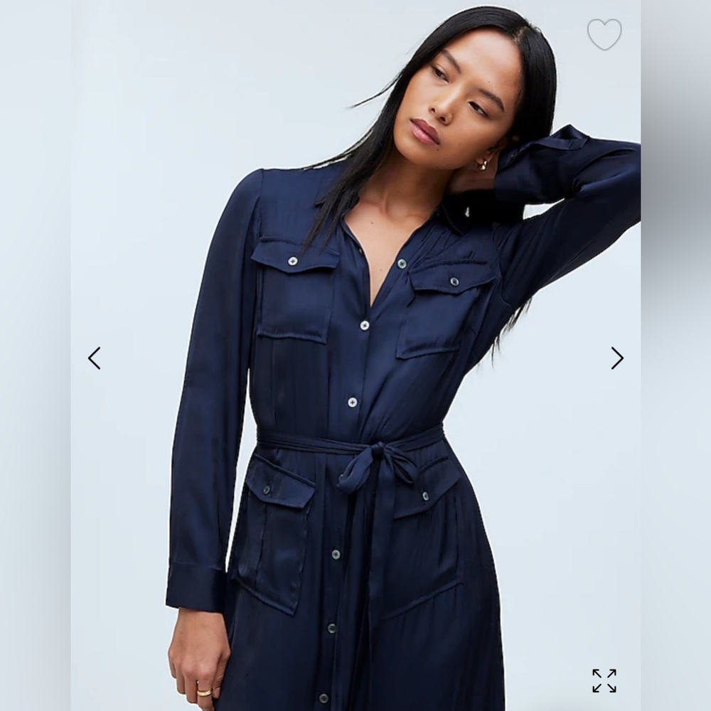 Madewell Utility Tie-Waist Maxi Shirtdress